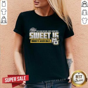 2024 NCAA Division I Men's Basketball Sweet 16 Marquette Golden Eagles v-neck