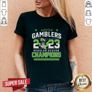 Austin Gamblers 2023 Regular Season Championship v-neck