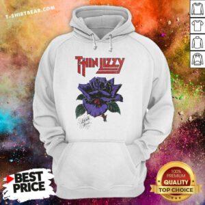 Thin Lizzy Black Rose Vintage Hoodie