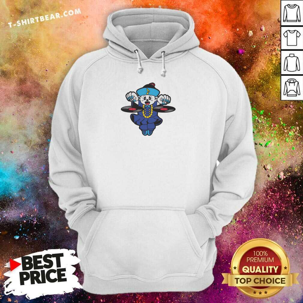 Vinyl Disc Vampire hoodie