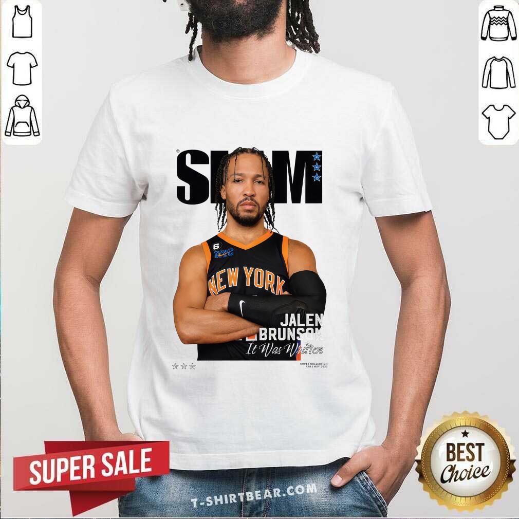 SLAM Cover Jalen Brunson It Was Written T-shirt