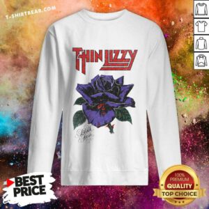 Thin Lizzy Black Rose Vintage Sweatshirt