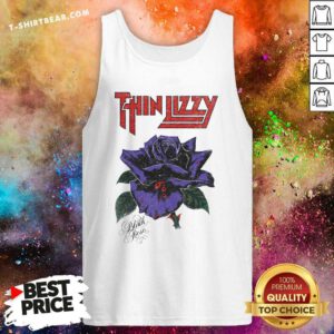 Thin Lizzy Black Rose Vintage Tank-top