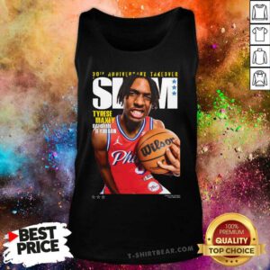 SLAM Cover Cover 30th Anniversary Takeover Tyrese Maxey Tank-top