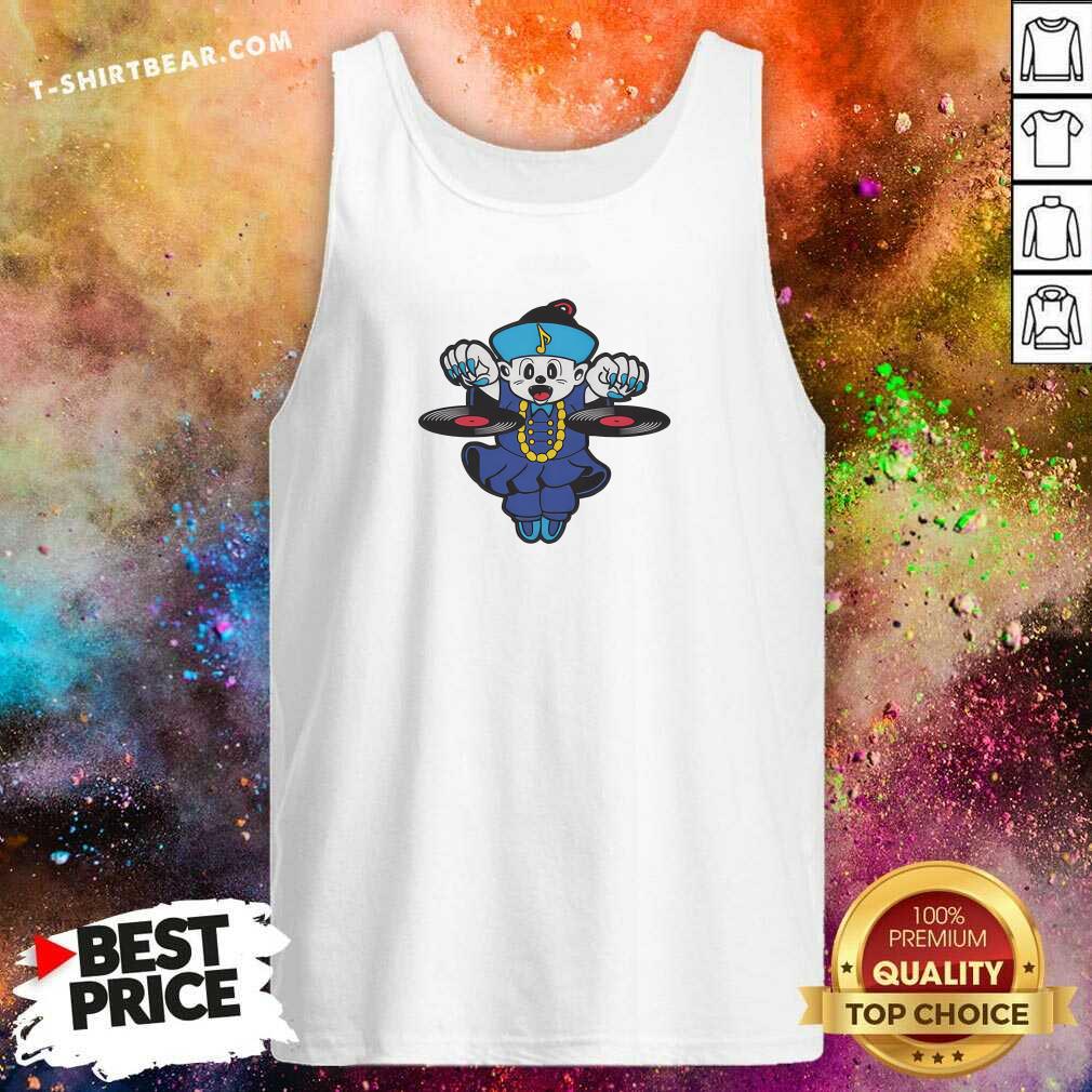 Vinyl Disc Vampire tank-top