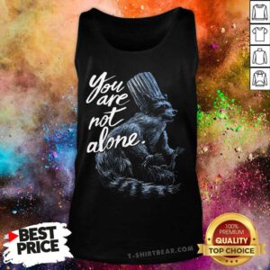 You Are Not Alone Racoon Chef tank-top