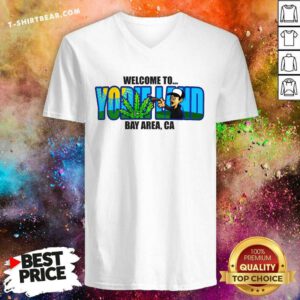 Welcome to Yodieland Bay Area CA v-neck