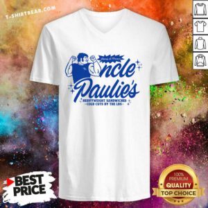 Uncle Paulie's Heavyweight Sandwiches Cold Cuts By The LBS v-neck