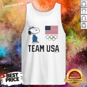 Great Snoopy Team USA Olympic Tank-top