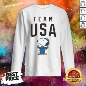 Premium Snoopy Team USA Sweatshirt
