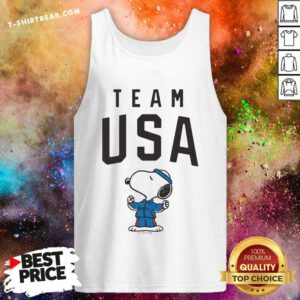 Premium Snoopy Team USA Tank-top