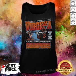 Premium University Of Virginia 7X Mens Lacrosse National Champions Tank-top