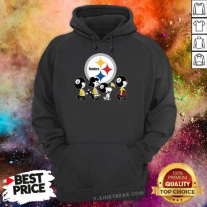 The Peanuts Snoopy And Friends Cheer For The Pittsburgh Steelers NFL Hoodie