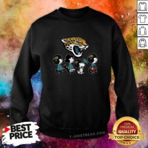 The Peanuts Snoopy And Friends Cheer For The Jacksonville Jaguars NFL Sweatshirt