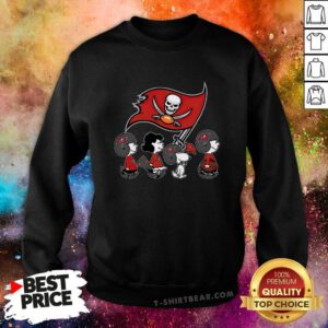 The Peanuts Snoopy And Friends Cheer For The Tampa Bay Buccaneers NFL Sweatshirt