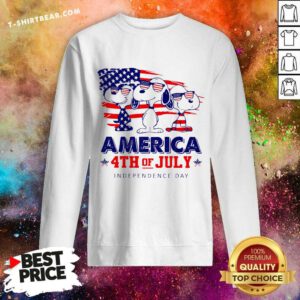 Great Snoopy America 4th of July Independence Day Sweatshirt