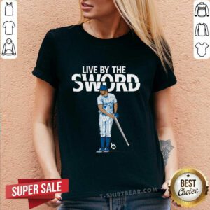 Great Trevor Bauer Live By The Sword Baseball V-neck