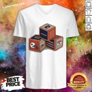Official Auburn Tigers Blocks V-neck