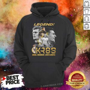Official Toni Kroos Real Madrid Legend Los Blancos 2014-2024 Hoodie