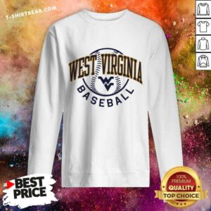 Official West Virginia Mountaineers SS Baseball Sweatshirt