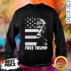 Top Free Trump Black Sweatshirt