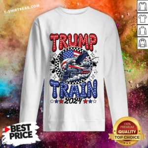 Great Trump Train 2024 America Eagle Flag Sweatshirt