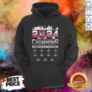 Nice Queensland Maroons State Of Origin Champions 2024 Hoodie