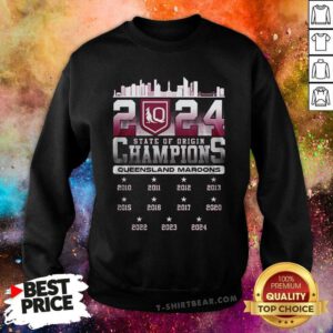 Nice Queensland Maroons State Of Origin Champions 2024 Sweatshirt