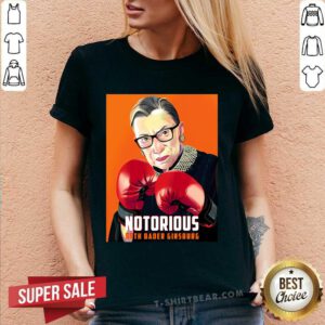 Official RBG Ruth Bader Ginsburg Boxing V-neck