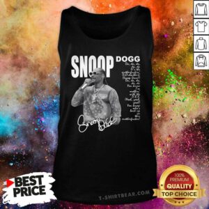 Awesome Snoop Dogg You Know I Am Rapping With Dr. Dre Tank-top