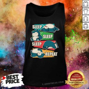 Good Pokemon Snorlax Sleep Sleep Sleep Repeat Tank-top