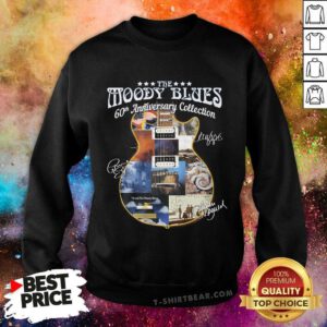 Hot The Moody Blues 60th Anniversary Collection Signatures Sweatshirt