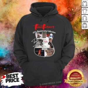 Hot Tina Turner 65th Anniversary Collection Signature Hoodie