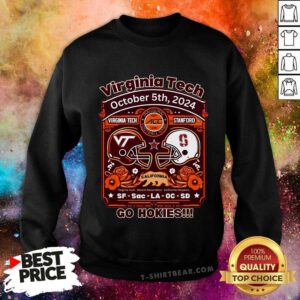 Hot Virginia Tech Vs Stanford 2024 ACC Football Game October 5th Sweatshirt