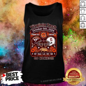 Hot Virginia Tech Vs Stanford 2024 ACC Football Game October 5th Tank-top