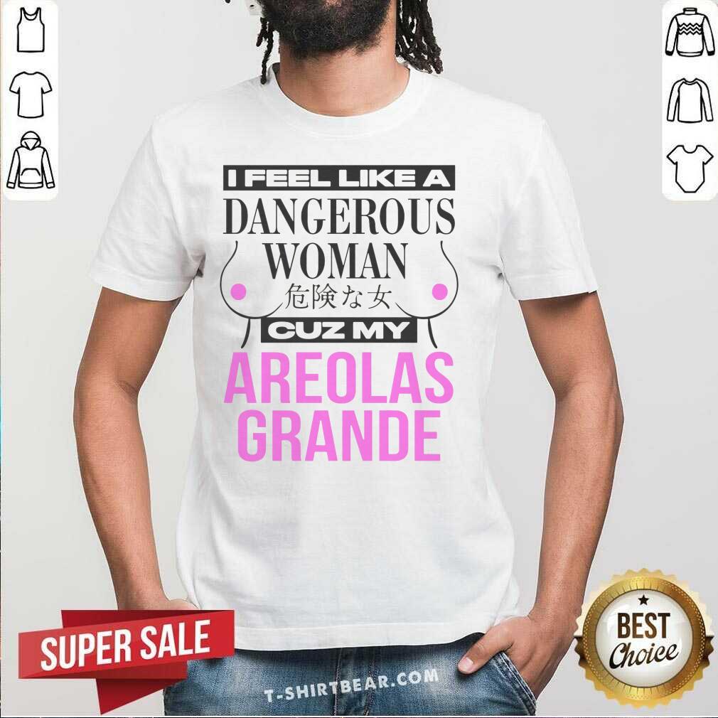 Nice I Feel Like A Dangerous Woman Cuz My Areolas Grande T-Shirt