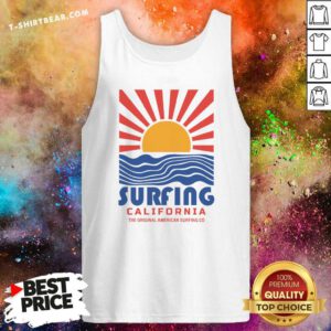 Nice Surfing California The Original American Surfing Co Tank-top
