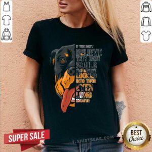 Original Rottweiler Souls Quote Breed Dog Owner Dogs Lover V-neck