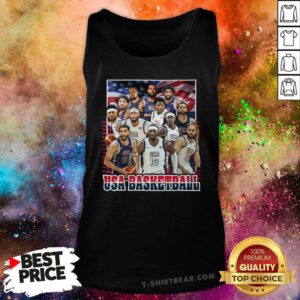 Original USA Basketball 2024 Summer Olympics Roster Tank-top