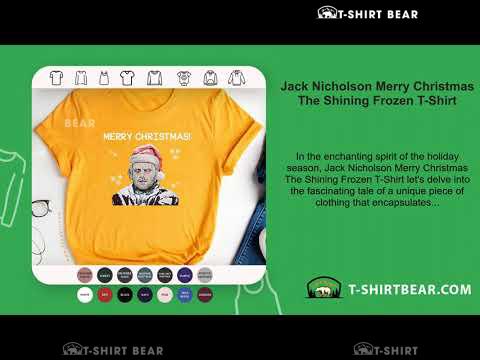 The Shining T-Shirt – Jack Nicholson 'Here's Johnny' – Glow In The Dark – Fruit Of The Loom