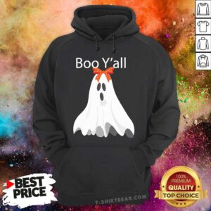 Awesome Preppy Polkadot Boo Y'all Ghost Hoodie