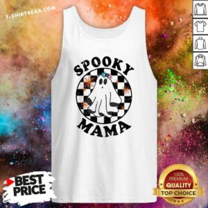 Awesome Spooky Mama Halloween Tank-top