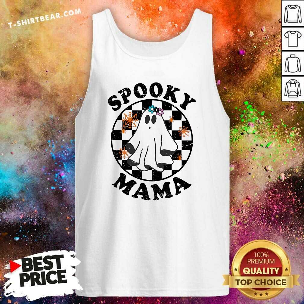 Awesome Spooky Mama Halloween Tank-top