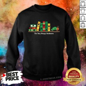 Awesome The Very Hungry Bookworm Sweatshirt