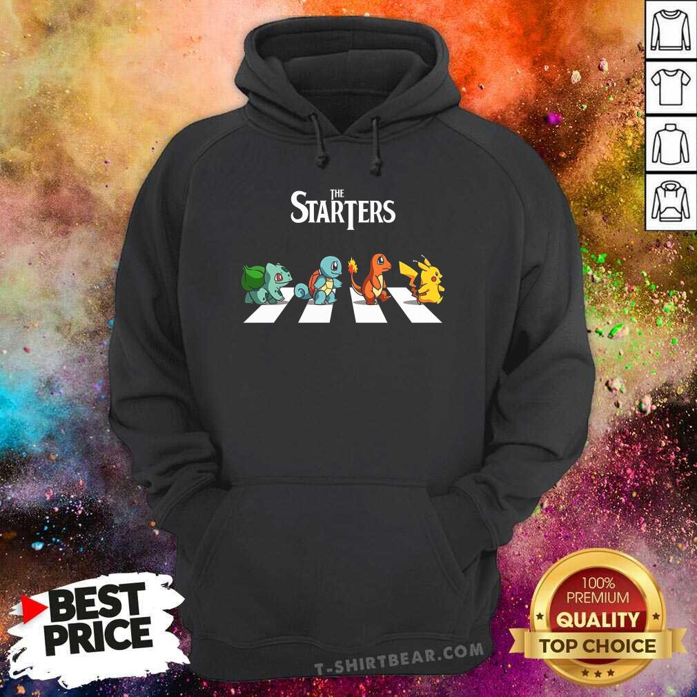 Good Pokemon The Starters Abbey Road Hoodie
