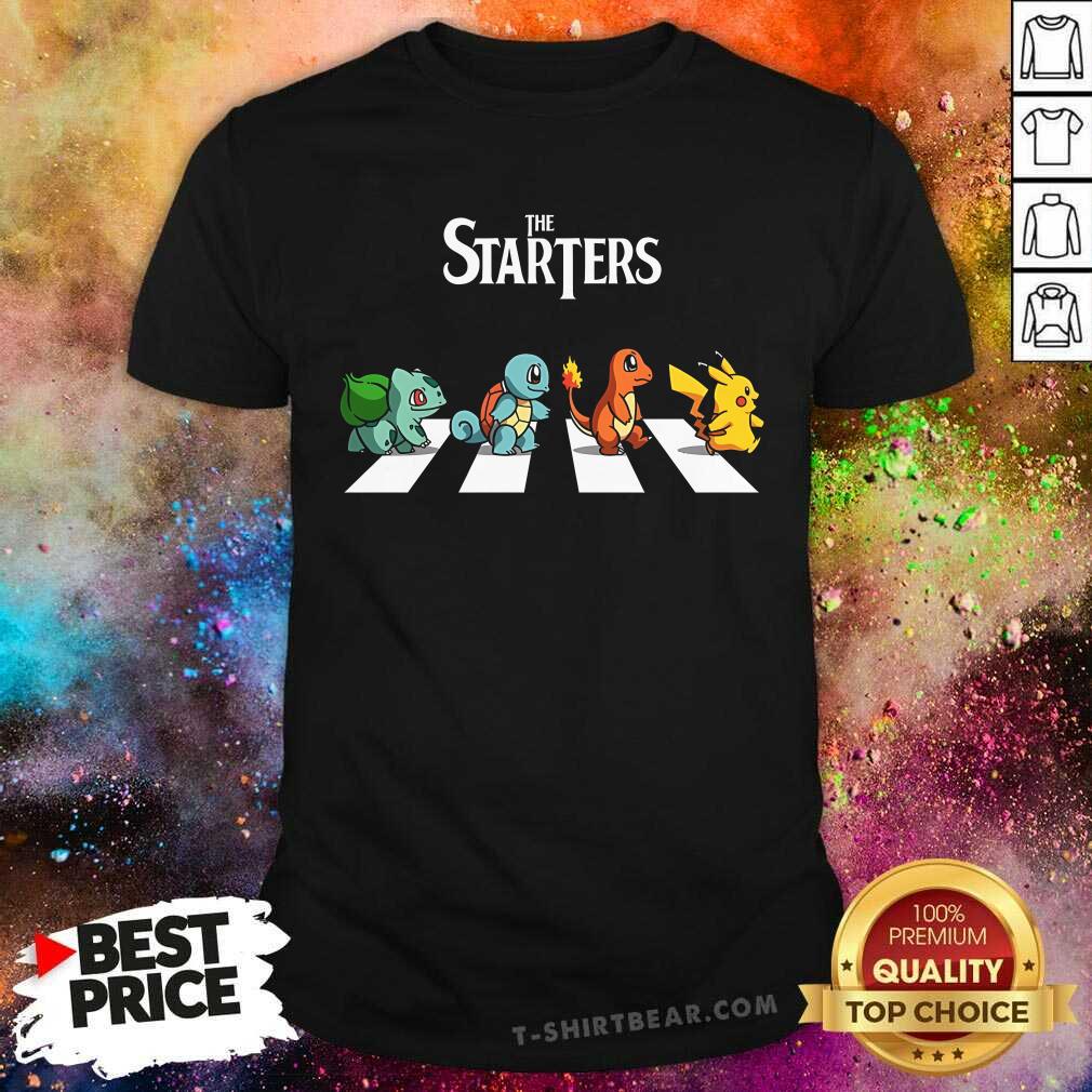 Good Pokemon The Starters Abbey Road T-Shirt