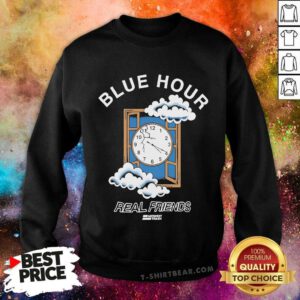 Nice Real Friends Blue Hour Midwest Trash Window Sweatshirt