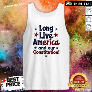 Official Long Live America And Our Constitution Tank-Top