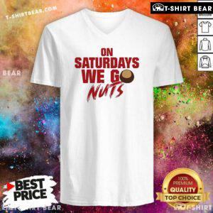 Official Osu Sports Fans On Saturdays We Go Nuts V-Neck