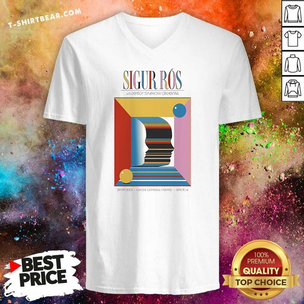 Official Sigur Rós With Detroit Symphony Orchesitra Sep 19th 2024 V-neck